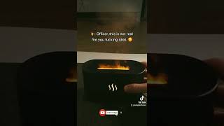 THIS Is NOT REAL FIRE! 😂 #shorts #tiktok #viral #fire #flamediffuser