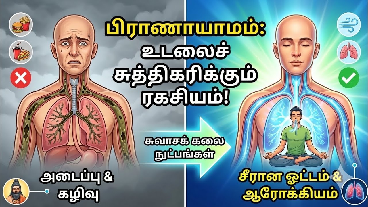 உடலில் உள்ள அடைப்புகளை நீக்க இதைவிட சிறந்த வழி இல்லை! 72,000 நாடி பாதைகளை சுத்தம் செய்வது எப்படி?