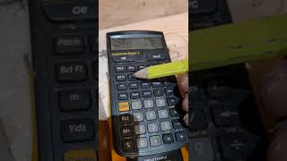 como hacer una escalera con la calculadora?