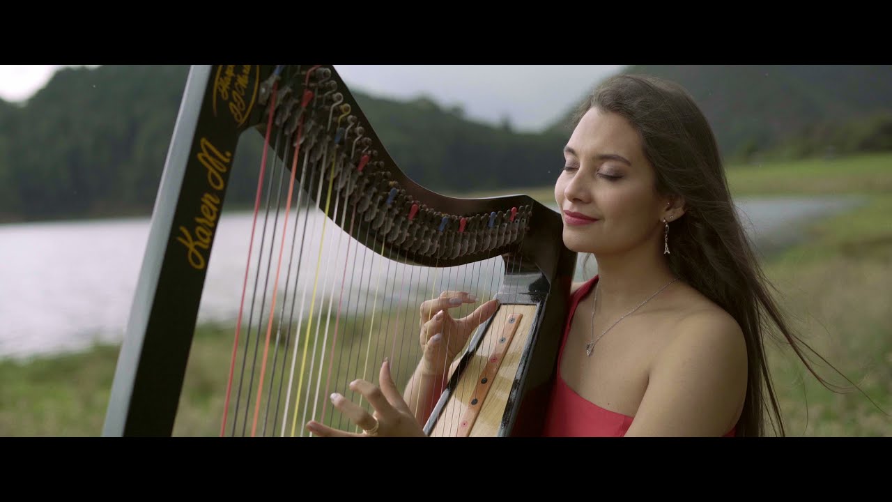 Hijo de la Luna (Harp Cover) By Karen Molina