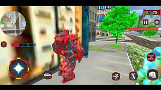 Grand Robot Car Transform 3D Shoot Game (By Grand Superhero Games) - Android Gameplay screenshot 4