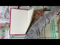 Craft with Me - Beginning a Christmas Collage Altered Book