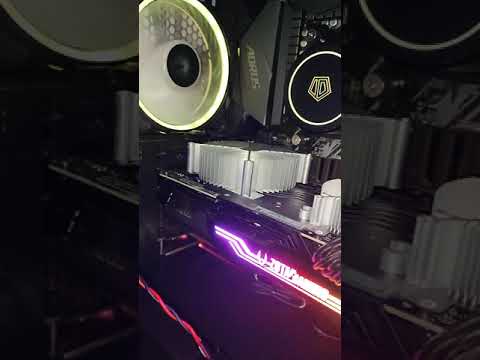 Result after installed heatsink and fan on RTX3080 backplate