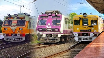 Indian Defferent Model Emu Local Trains Compilation ॥ Howrah-Barddhaman Chord Line Train ॥ ER