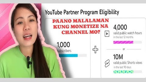 PAANO MALALAMAN KUNG MONETIZE NA ANG ATING YOUTUBE CHANNEL 2024 | Jamhiñola