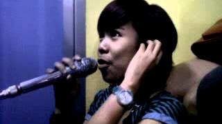 Ruth Natividad singing Through the Fire @ KBox.
