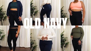 OLD NAVY PLUS SIZE ACTIVEWEAR CLOTHING HAUL | Jackets, Sports Bras, Leggings and More! | Yulita Lee