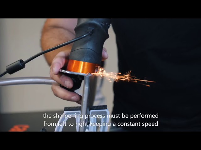 Carrot ski side edge sharpener