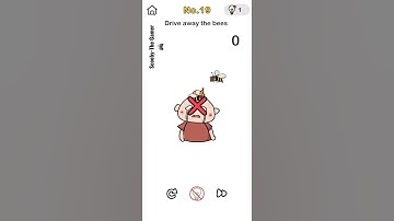 Drive away the bees  No.19 #beatthemall#brainout#icandoit#gaming