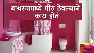 Salt in Bathroom बाथरुममध्ये सैंधव मीठ ठेवल्याने शुभ संकेत मिळतात | Vastu Tips