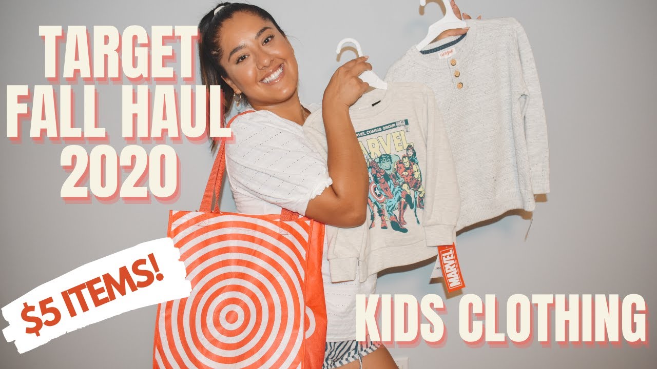 TARGET KIDS FALL CLOTHING HAUL | 2020