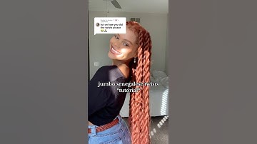 jumbo senegalese twist tutorial ୨୧