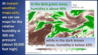 Geoengineering Watch debunked: Humidity at flight altitudes