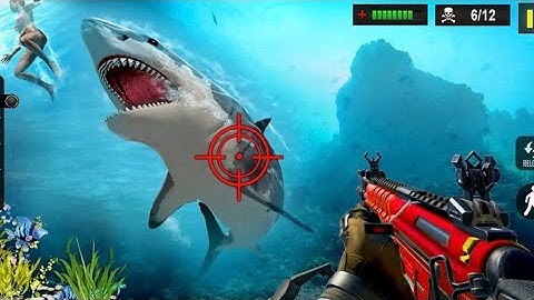 Shark Simulator Game - Whale Shark Attack FPS Sniper - Shark Hunting Game Android Gameplay