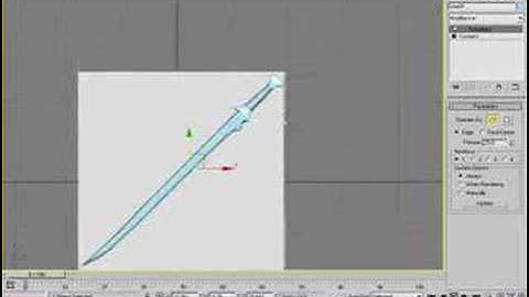 3ds max sword creation tutorial- part 3
