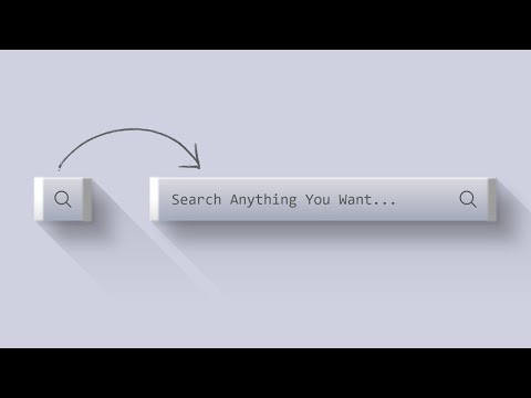 Search Box in HTML & CSS with Icon | Expanding Search Bar Hover Effects