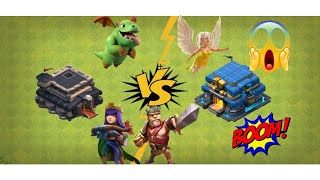 TH9 vs TH12 - Queen Charge Baby Dragon Strategy for 2-Star Attack 😱