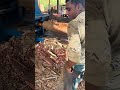 Wood debarking big machine styles working part 316 #viral #woodworking #wood #shorts