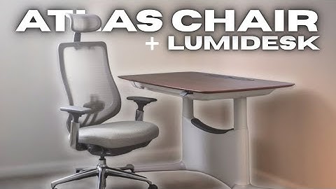 The Best Chair And Standing Desk Combo? | Colamy Lumidesk + Atlas Chair Review