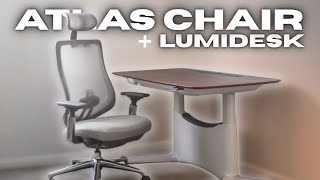 The Best Chair And Standing Desk Combo | Colamy Lumidesk + Atlas Chair Review
