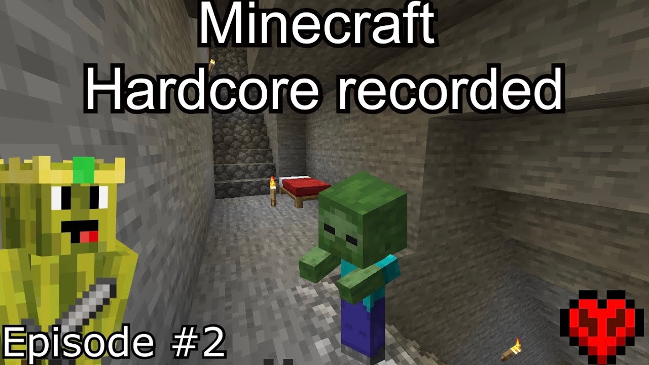 Minecraft Hardcore recorded Episode 2 - YouTube