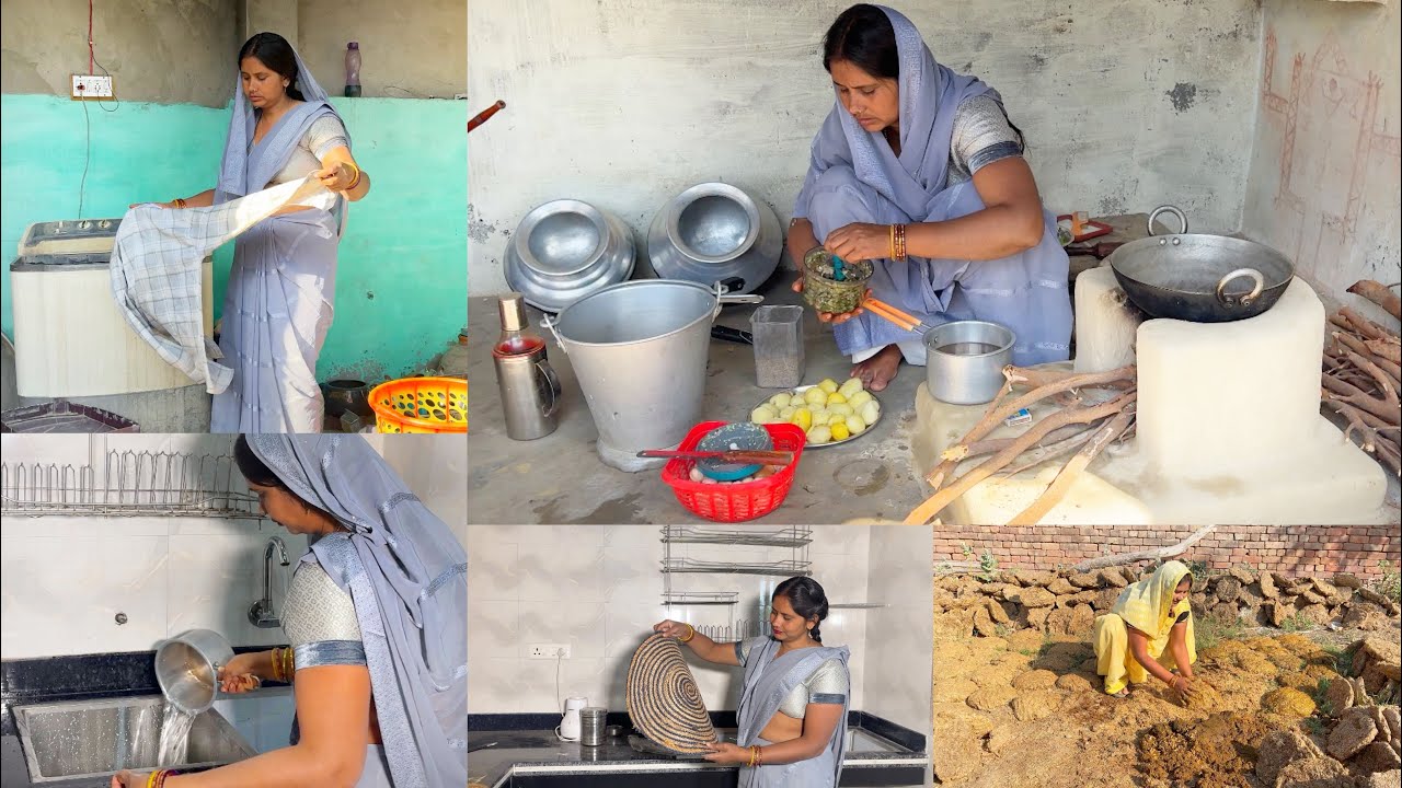 एक-एक चिज बड़े चाव से जुटाने में लगे हैं सब❣️सासू माँ का नए घर के लिए पहला गिफ्ट village life vlog 