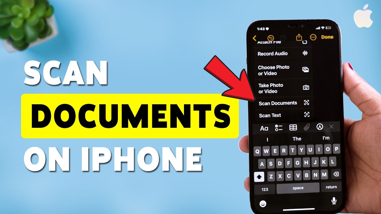 Notes Scan Documents How To Scan Documents On iPhone | Scan Papers Using Notes App 2026 ...