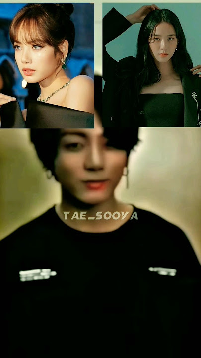 When jk choose jisoo, tae's reaction #jisoo #taehyung #vsoo #jungkook #lisa #liskook #bts #blackpink