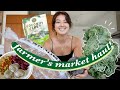 local farmer’s market HAUL & trying VEGAN jerky!! | vlog 006