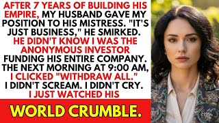 My Husband Fired Me To Promote His 23-Year-Old Mistress. He Forgot I Secretly Own 58% Of His Company