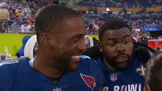 Mark Ingram Interrupts Patrick Petersons Interview