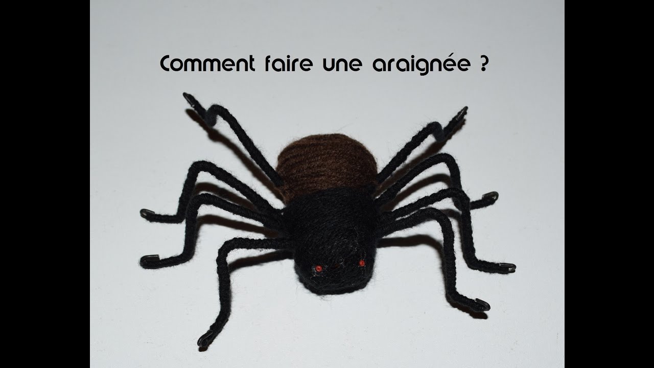 (spécial automne) Comment faire une araignée avec des marrons - YouTube