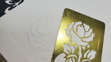 embossing series: dry embossing old school