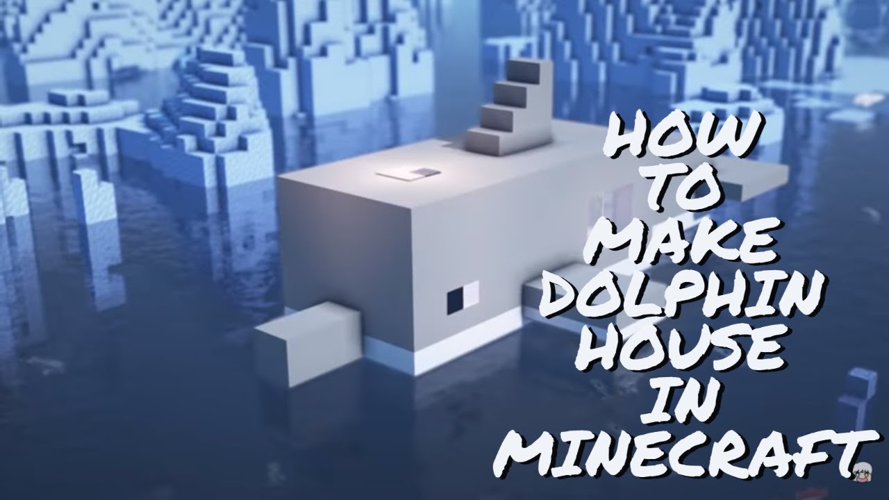 How to make Dolphin house in Minecraft Animal House Series Pinku's