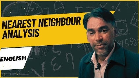 Nearest Neighbor Analysis Geography