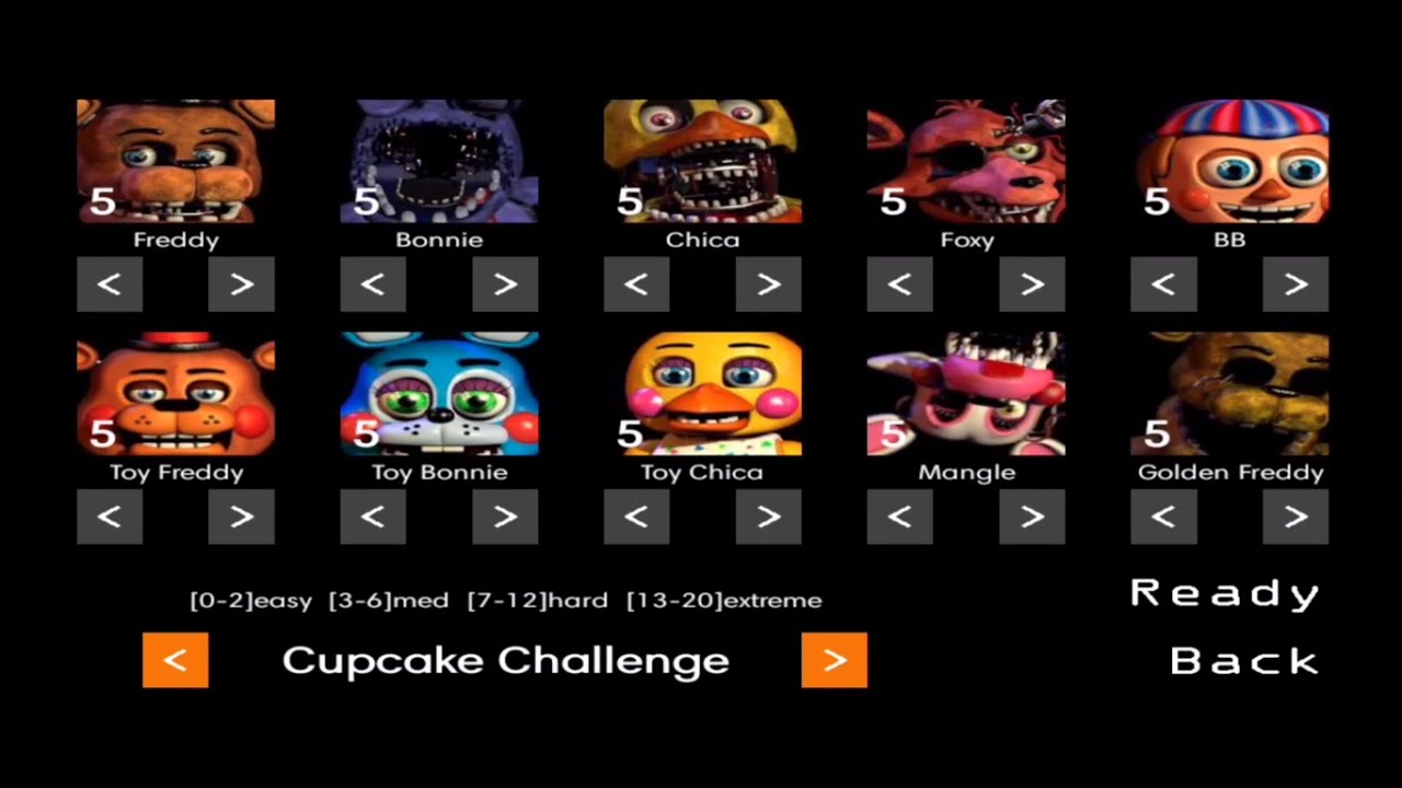 Five Nights At Freddy's 2 | Cupcake Challenge | Mobile Gameplay