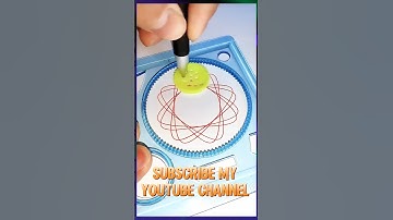 What does this pattern resemble??? Magic Ruler Small ruler, big wisdom #2024 #shorts #Spirograph