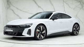 2021 Audi RS E-Tron GT Carbon Vorsprung - Suzuka Grey - Walkaround & Interior & Revs