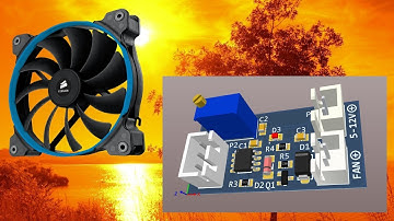 Cooling FAN Controller Circuit Using an LM35 (No MCU)