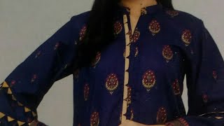 Very Aesy And Unique Neck Desin Cuting And Stiching