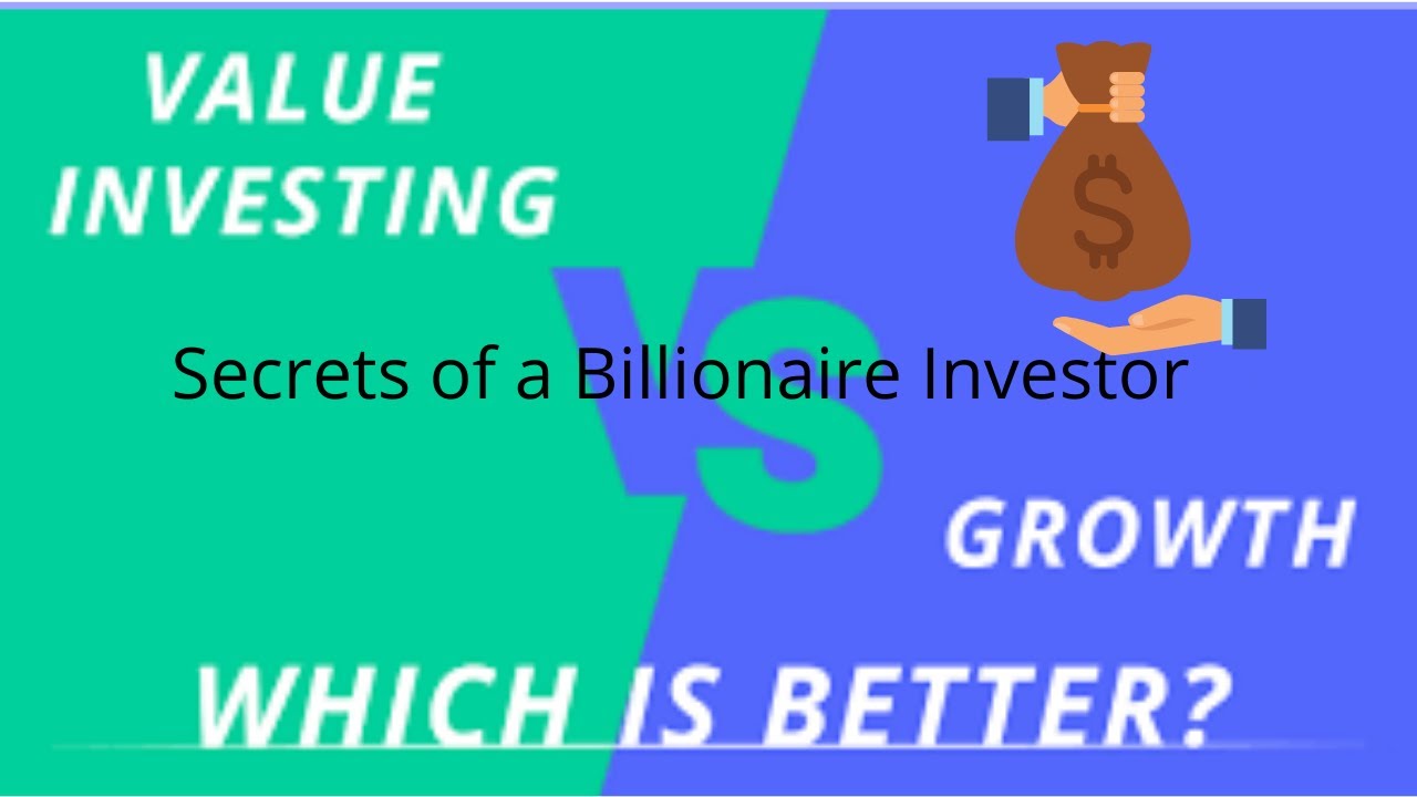How to do Value Investing? | Value Stocks vs Growth Stocks |BILLIONAIRE
