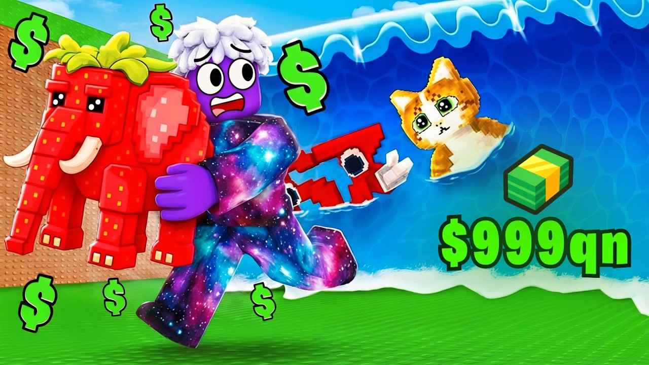 جربت روبلوكس الهروب من تسونامي ل اول مرة Escape Tsunami For Brainrots!