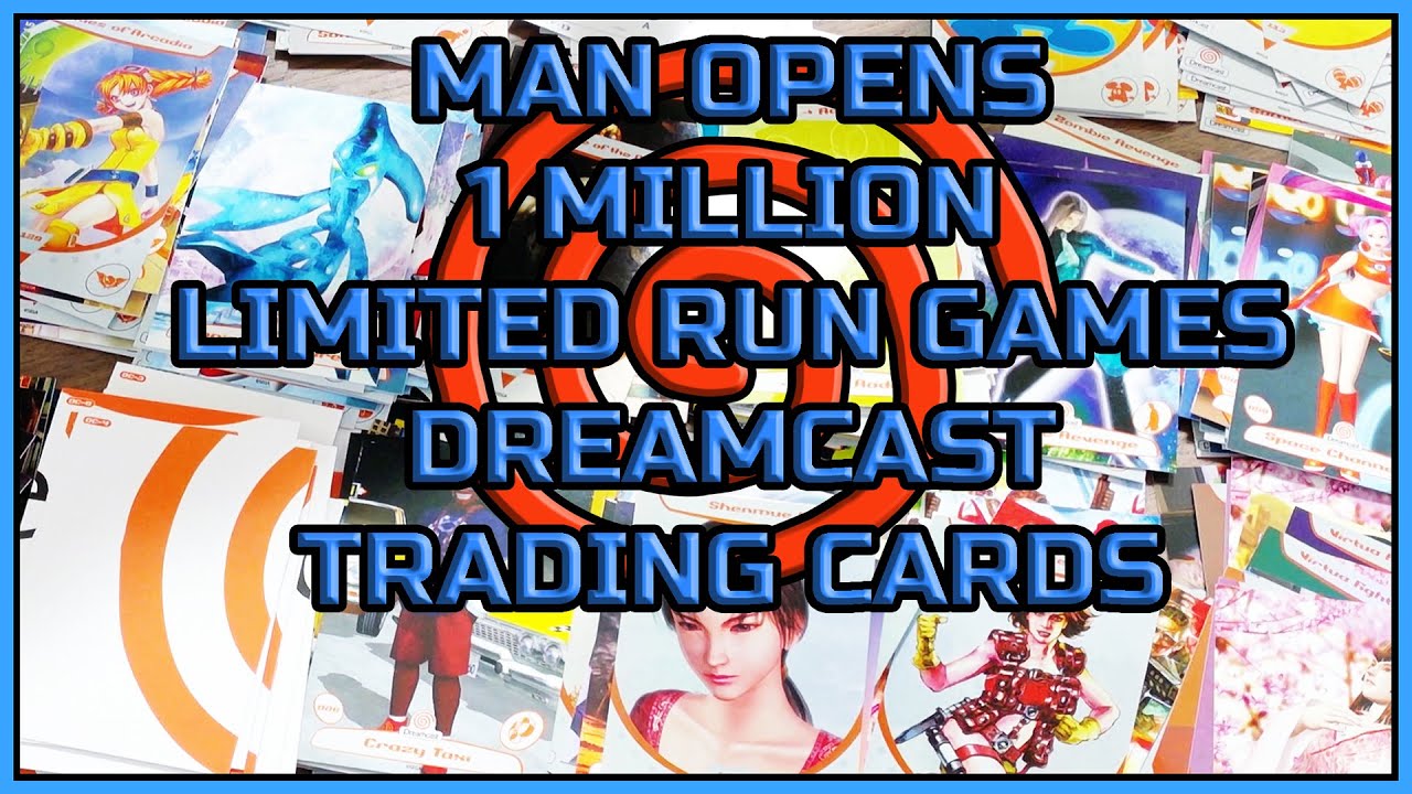 Распаковка коллекционных карточек Limited Run Games для Dreamcast, посвященных 25-летию SEGA SHEN...