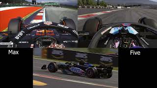 F1 24 Max Verstappen Pole Lap Challenge Comparison | 2024 Austrian Grand Prix