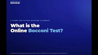 The Online Bocconi Test Explained: Format, Scoring, and How to Prepare