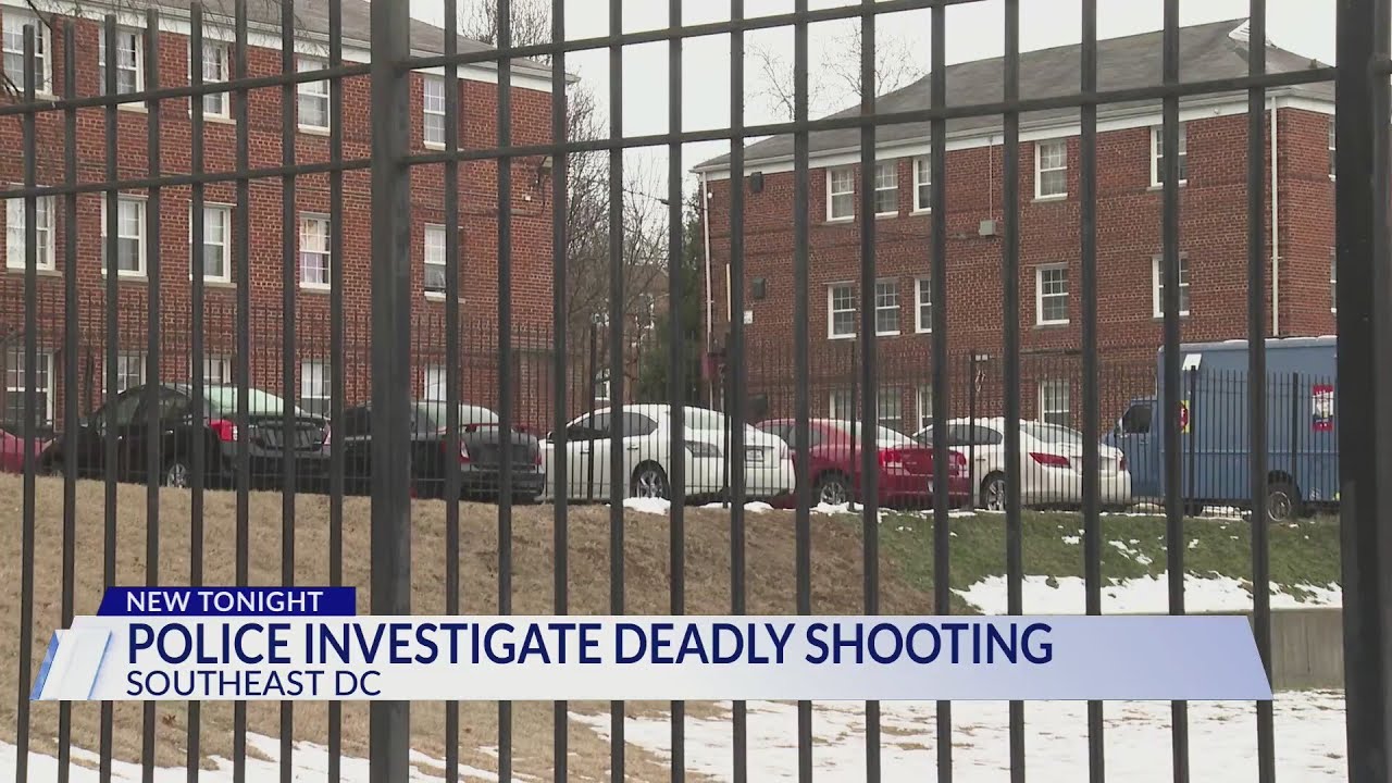 DC police investigating deadly shooting in Congress Heights - YouTube