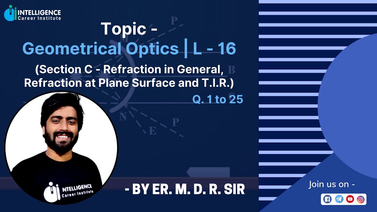 Geometrical optics  (L-16)  | By Danish sir | 