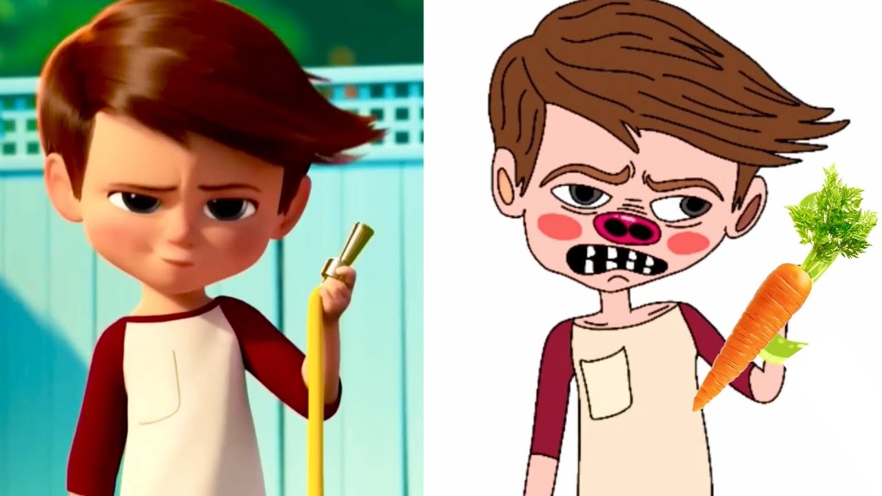 Baby Boss Cute Baby Funny Drawing Meme | The Boss Baby Best Funny Scene Drawing Meme | P3