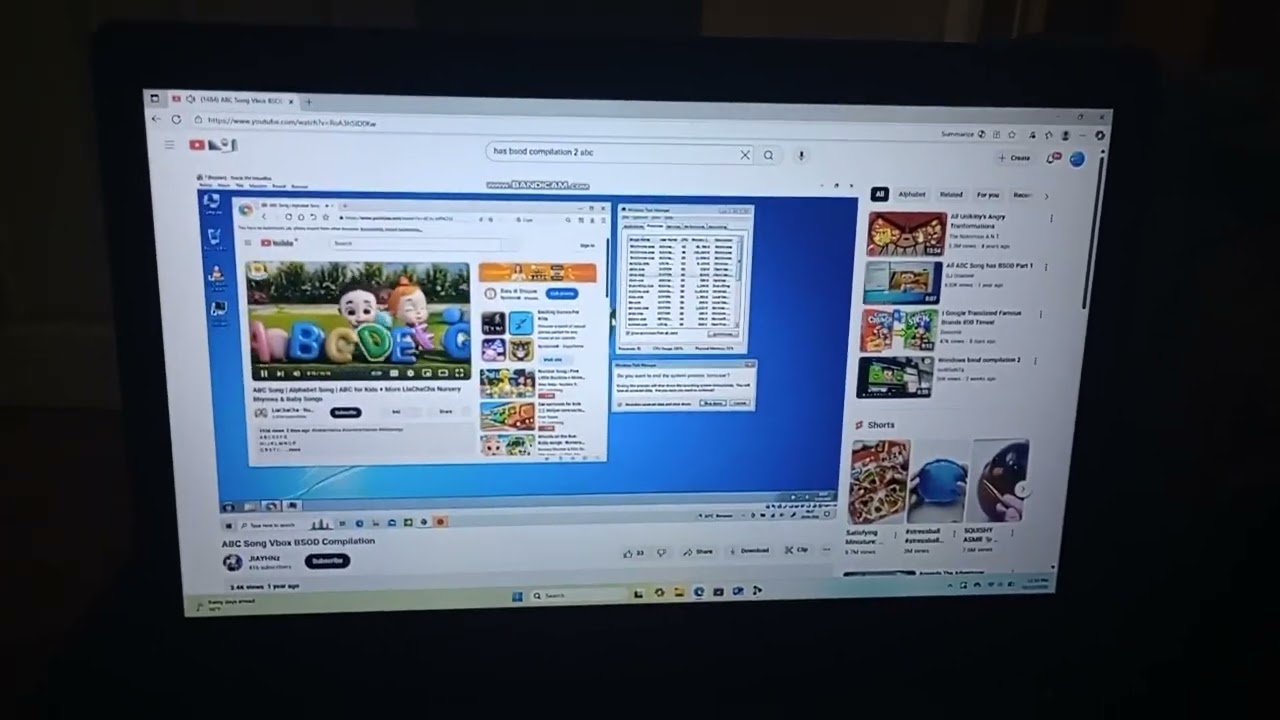 has bsod compilation abc