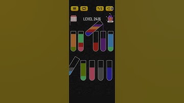 Water sort puzzle level 2416 #games #puzzle #gamesolutions #solveitwithme #puzzlegamesolver #play